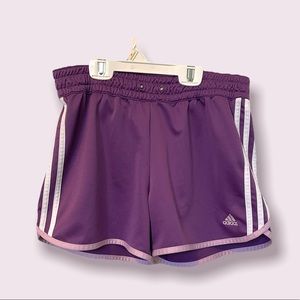 Purple Adidas Shorts